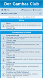 Mobile Screenshot of gambas-club.de