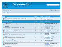 Tablet Screenshot of gambas-club.de